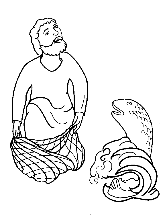 Disegno da colorare: Pescatore (Mestieri e Professioni) #104007 - Pagine da Colorare Stampabili Gratuite