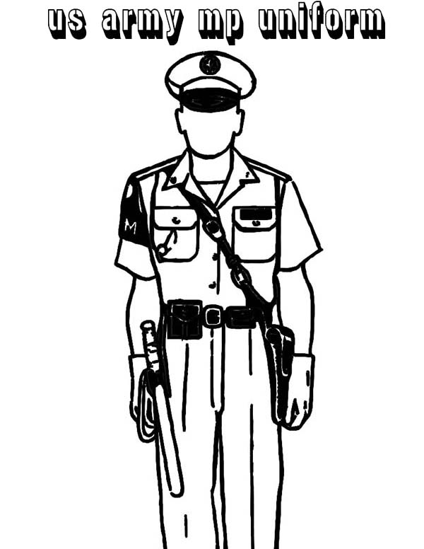 Disegno da colorare: Poliziotto (Mestieri e Professioni) #105395 - Pagine da Colorare Stampabili Gratuite