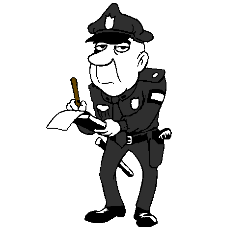 Disegno da colorare: Poliziotto (Mestieri e Professioni) #105483 - Pagine da Colorare Stampabili Gratuite