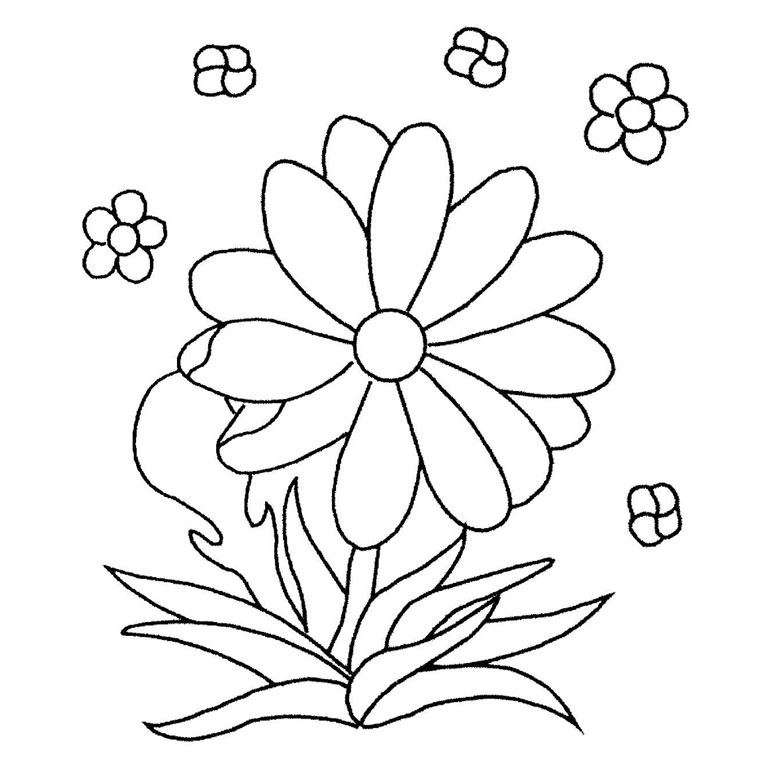 Disegno da colorare: Fiori (Natura e Stagioni) #154982 - Pagine da Colorare Stampabili Gratuite