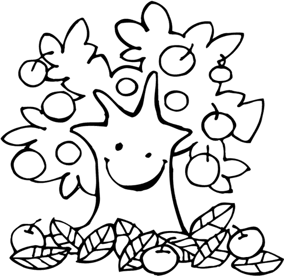Disegno da colorare: Melo (Natura e Stagioni) #163574 - Pagine da Colorare Stampabili Gratuite
