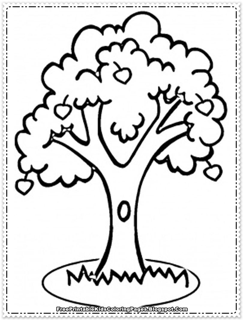 Disegno da colorare: Melo (Natura e Stagioni) #163748 - Pagine da Colorare Stampabili Gratuite