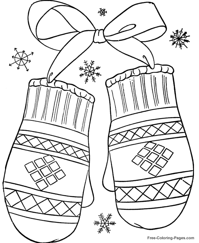 Disegno da colorare: Stagione Invernale (Natura e Stagioni) #164404 - Pagine da Colorare Stampabili Gratuite