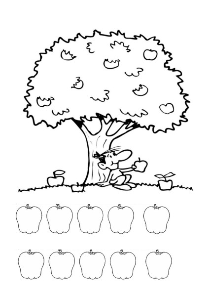 Disegno da colorare: albero di mele (Natura) #163529 - Pagine da Colorare Stampabili Gratuite