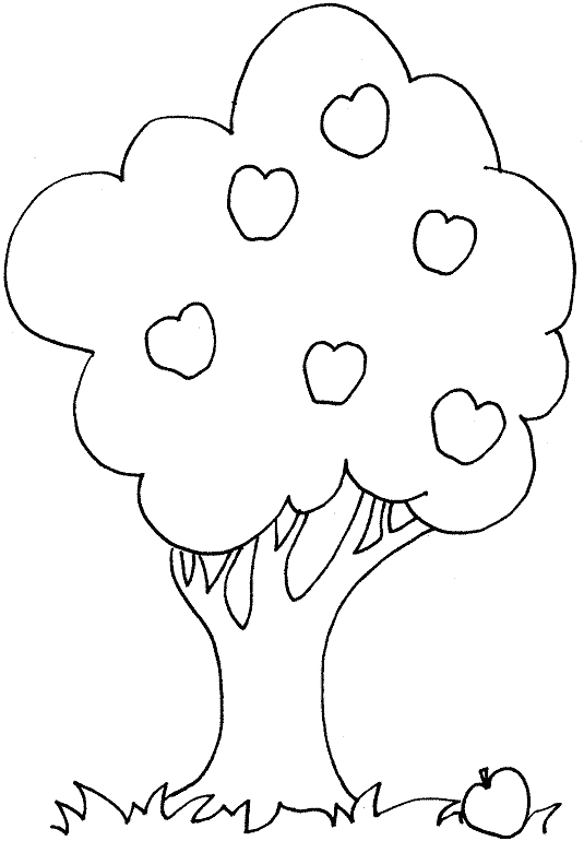 Disegno da colorare: albero di mele (Natura) #163561 - Pagine da Colorare Stampabili Gratuite