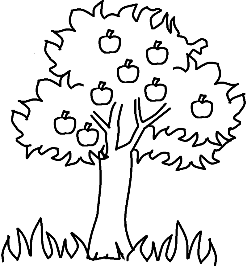 Disegno da colorare: albero di mele (Natura) #163738 - Pagine da Colorare Stampabili Gratuite