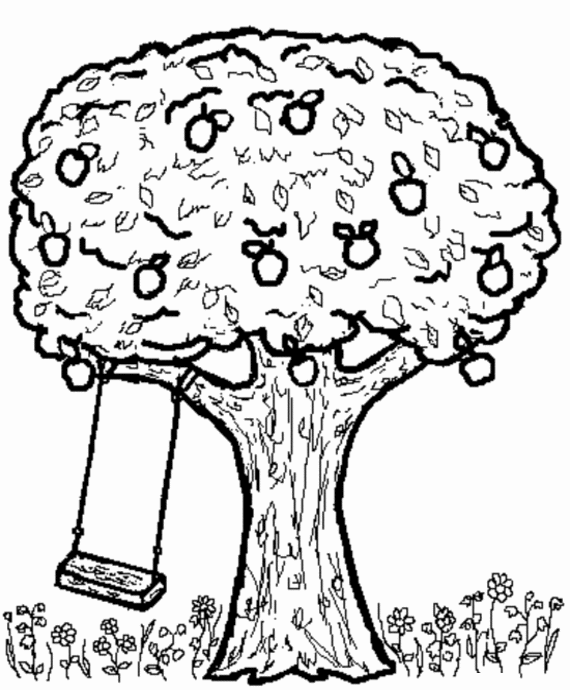 Disegno da colorare: albero di mele (Natura) #163741 - Pagine da Colorare Stampabili Gratuite