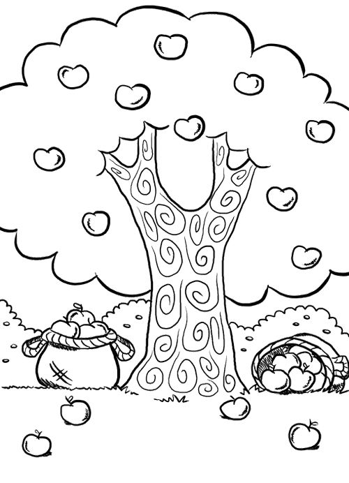 Disegno da colorare: albero di mele (Natura) #163747 - Pagine da Colorare Stampabili Gratuite