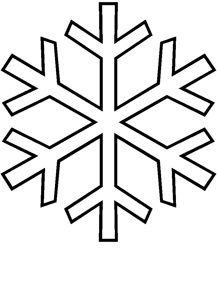 Disegno da colorare: Fiocco di neve (Natura) #160452 - Pagine da Colorare Stampabili Gratuite