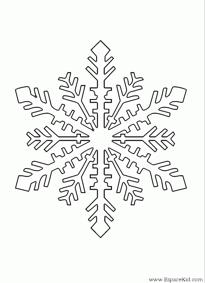 Disegno da colorare: Fiocco di neve (Natura) #160453 - Pagine da Colorare Stampabili Gratuite