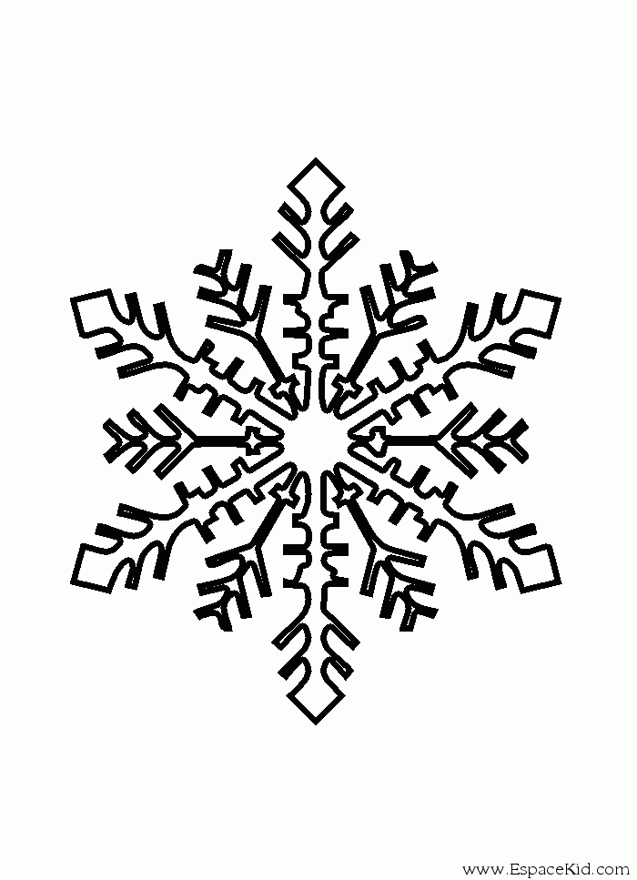 Disegno da colorare: Fiocco di neve (Natura) #160461 - Pagine da Colorare Stampabili Gratuite