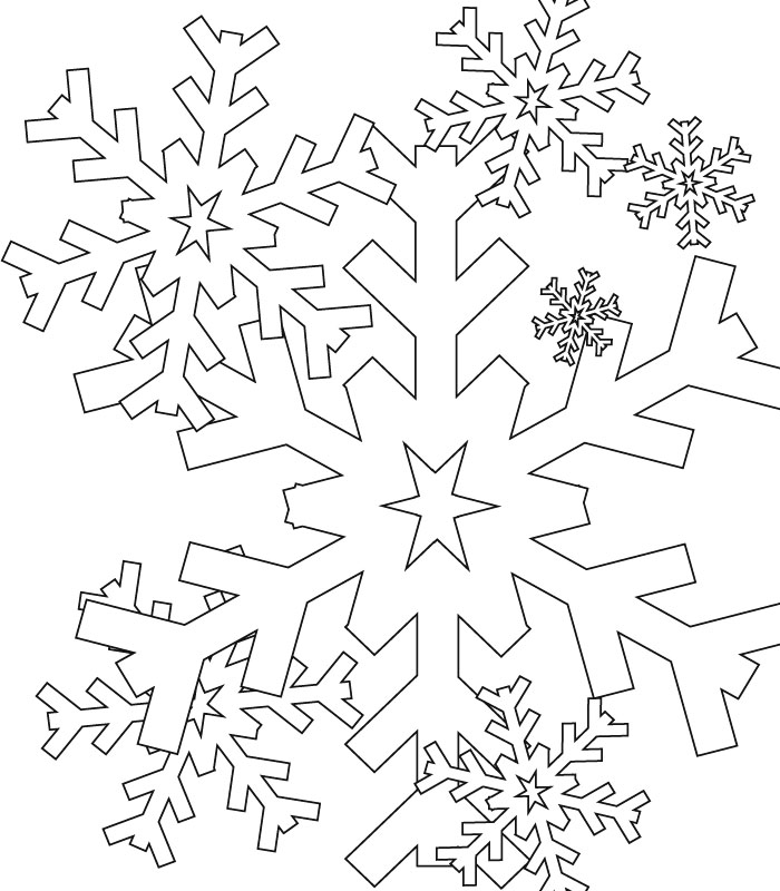 Disegno da colorare: Fiocco di neve (Natura) #160462 - Pagine da Colorare Stampabili Gratuite