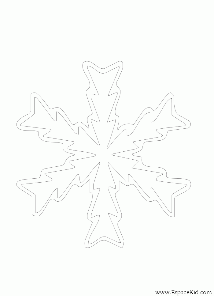 Disegno da colorare: Fiocco di neve (Natura) #160498 - Pagine da Colorare Stampabili Gratuite