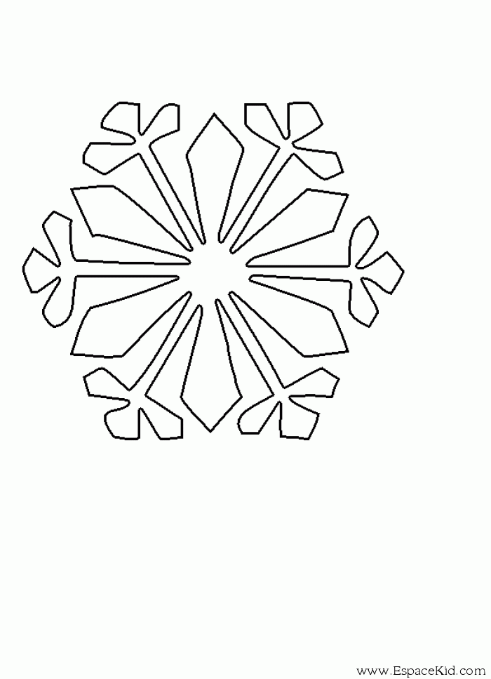 Disegno da colorare: Fiocco di neve (Natura) #160501 - Pagine da Colorare Stampabili Gratuite