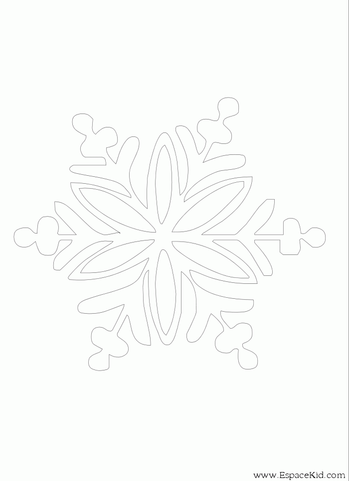 Disegno da colorare: Fiocco di neve (Natura) #160509 - Pagine da Colorare Stampabili Gratuite