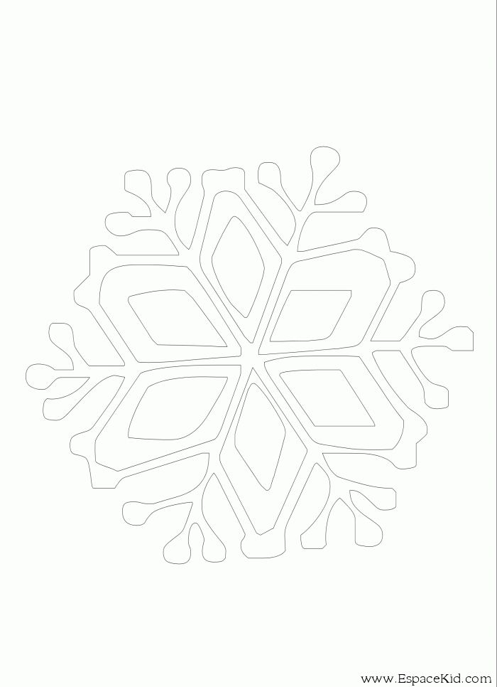 Disegno da colorare: Fiocco di neve (Natura) #160518 - Pagine da Colorare Stampabili Gratuite