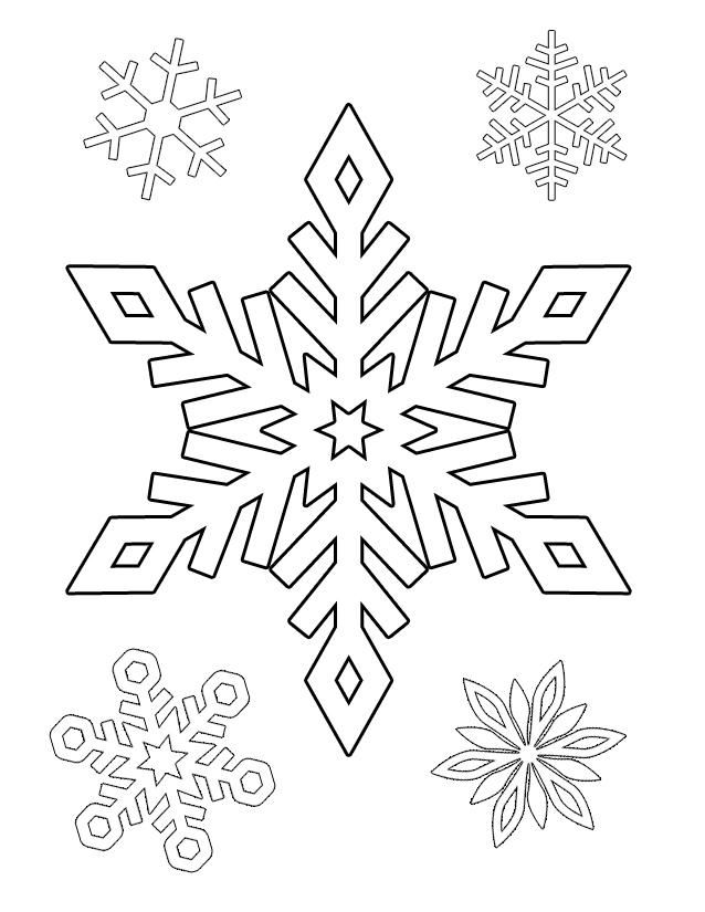 Disegno da colorare: Fiocco di neve (Natura) #160572 - Pagine da Colorare Stampabili Gratuite