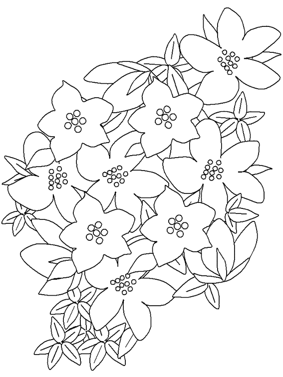 Disegno da colorare: fiori (Natura) #155063 - Pagine da Colorare Stampabili Gratuite