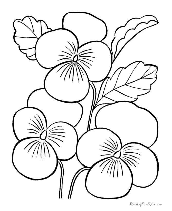Disegno da colorare: fiori (Natura) #155085 - Pagine da Colorare Stampabili Gratuite