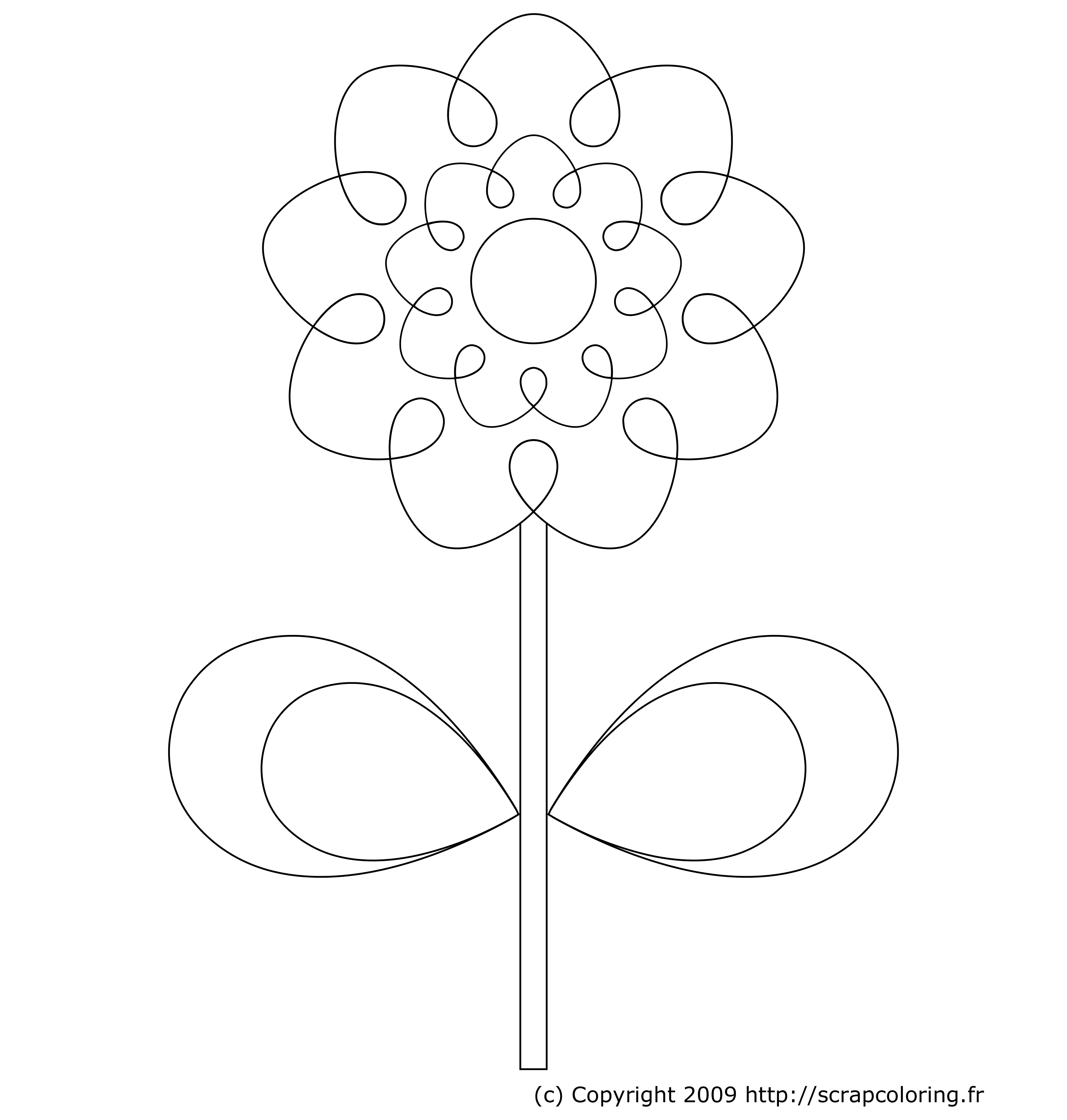 Disegno da colorare: fiori (Natura) #155119 - Pagine da Colorare Stampabili Gratuite