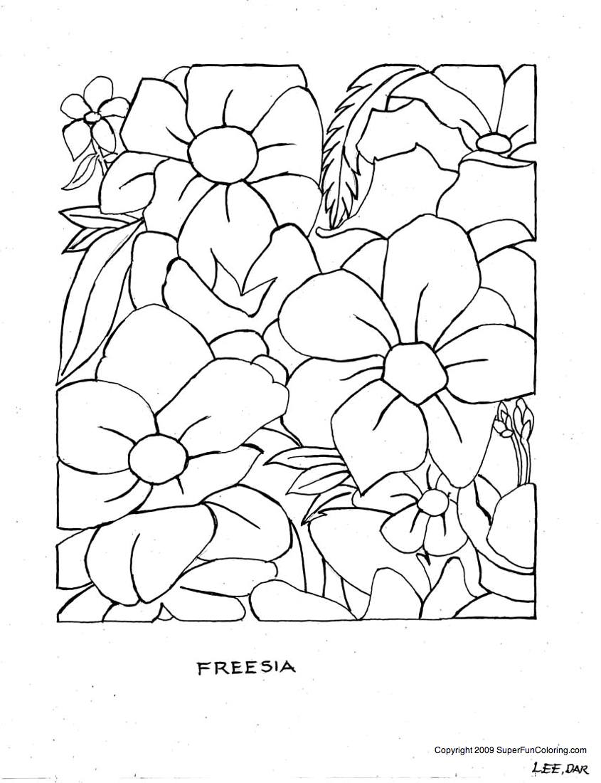 Disegno da colorare: fiori (Natura) #155148 - Pagine da Colorare Stampabili Gratuite