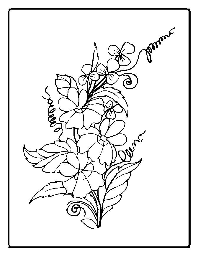 Disegno da colorare: fiori (Natura) #155183 - Pagine da Colorare Stampabili Gratuite