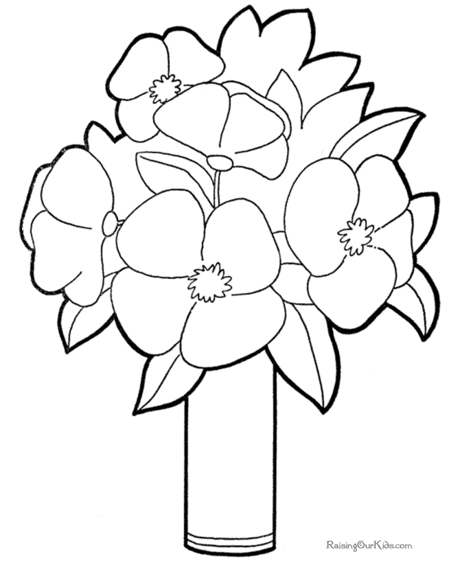 Disegno da colorare: fiori (Natura) #155201 - Pagine da Colorare Stampabili Gratuite