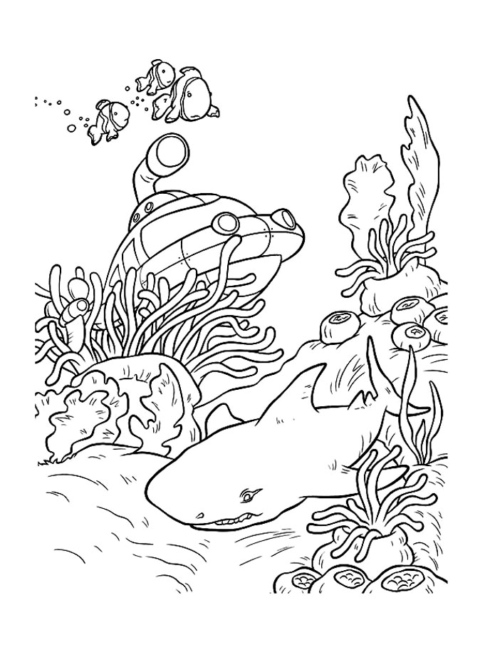 Disegno da colorare: Fondale marino (Natura) #160234 - Pagine da Colorare Stampabili Gratuite