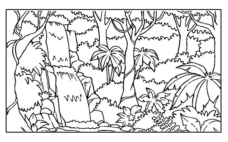 Disegno da colorare: foresta (Natura) #157014 - Pagine da Colorare Stampabili Gratuite