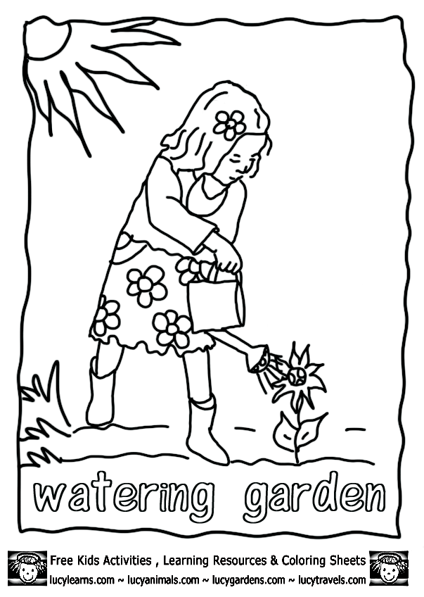 Disegno da colorare: Giardino (Natura) #166427 - Pagine da Colorare Stampabili Gratuite