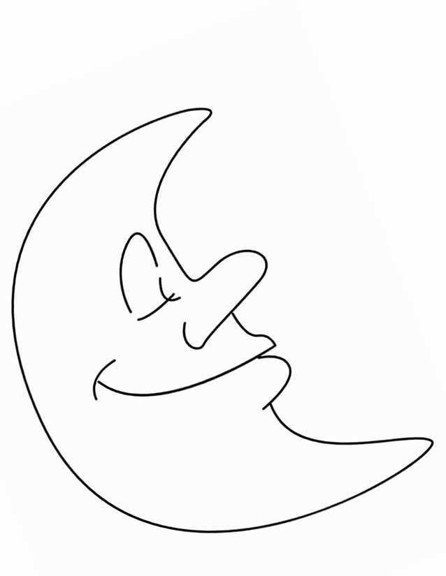 Disegno da colorare: Luna (Natura) #155601 - Pagine da Colorare Stampabili Gratuite