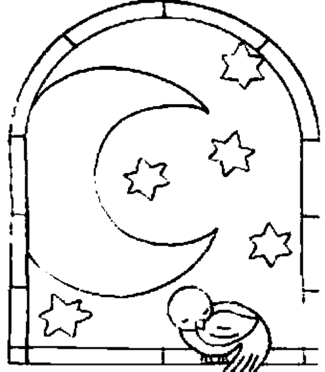 Disegno da colorare: Luna (Natura) #155778 - Pagine da Colorare Stampabili Gratuite