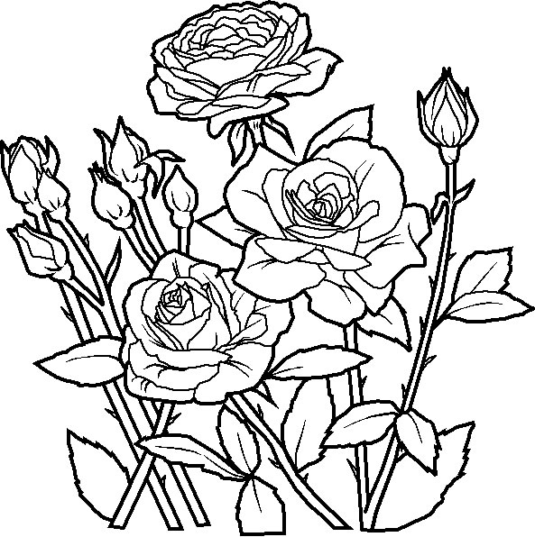 Disegno da colorare: Mazzo di fiori (Natura) #160730 - Pagine da Colorare Stampabili Gratuite