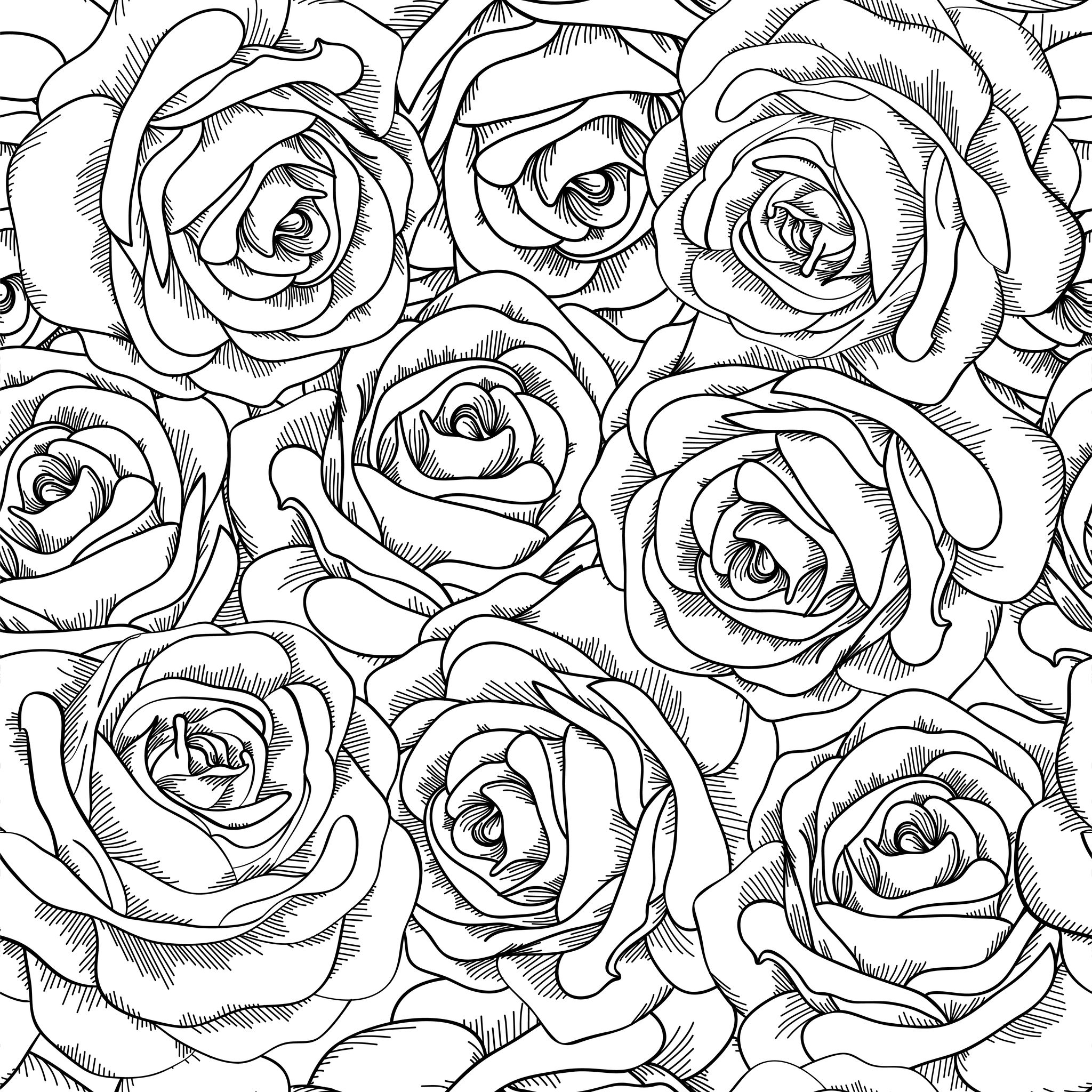 Disegno da colorare: Mazzo di fiori (Natura) #160744 - Pagine da Colorare Stampabili Gratuite