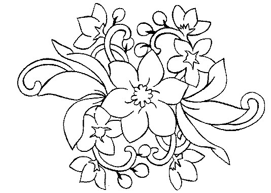 Disegno da colorare: Mazzo di fiori (Natura) #160748 - Pagine da Colorare Stampabili Gratuite