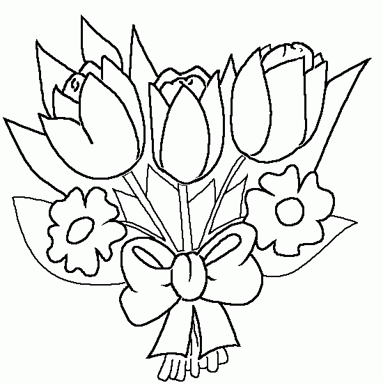 Disegno da colorare: Mazzo di fiori (Natura) #160783 - Pagine da Colorare Stampabili Gratuite