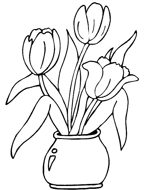 Disegno da colorare: Mazzo di fiori (Natura) #160837 - Pagine da Colorare Stampabili Gratuite