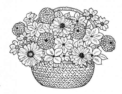 Disegno da colorare: Mazzo di fiori (Natura) #160875 - Pagine da Colorare Stampabili Gratuite