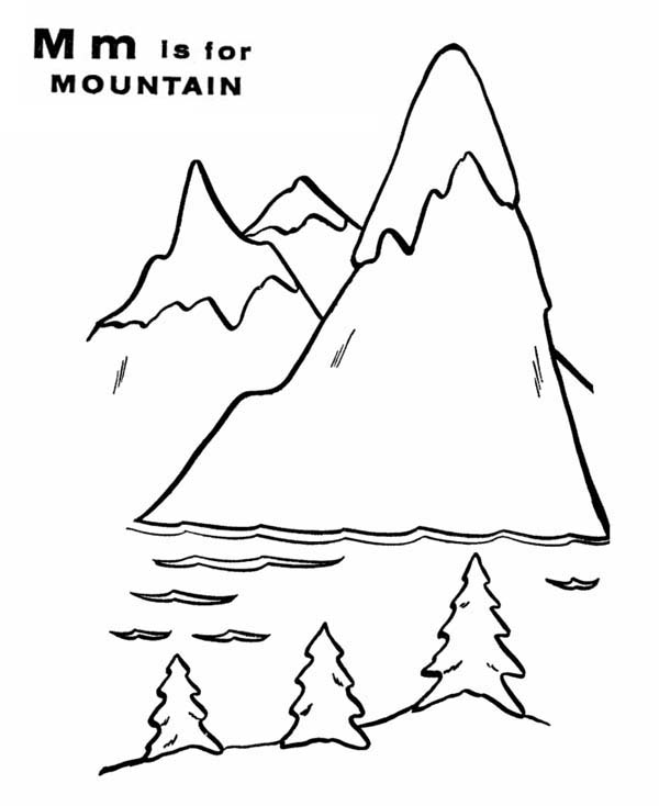 Disegno da colorare: Montagna (Natura) #156733 - Pagine da Colorare Stampabili Gratuite