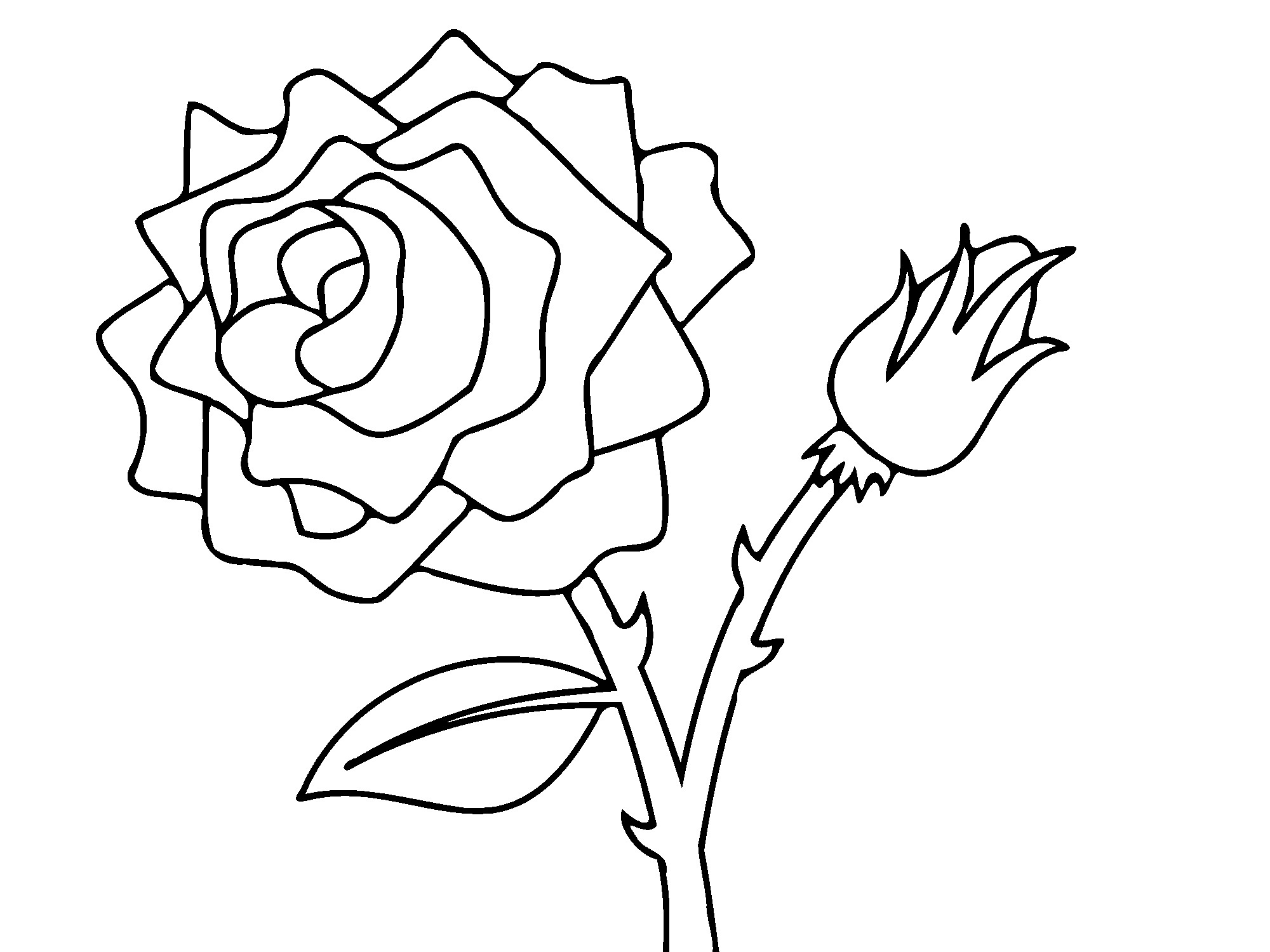 Disegno da colorare: Rose (Natura) #161881 - Pagine da Colorare Stampabili Gratuite