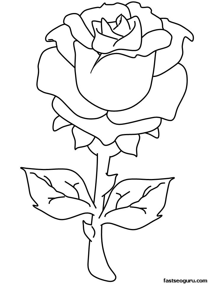 Disegno da colorare: Rose (Natura) #161897 - Pagine da Colorare Stampabili Gratuite