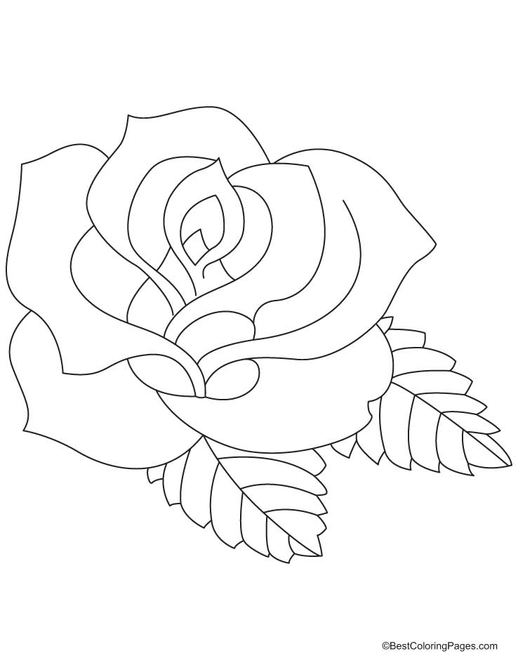 Disegno da colorare: Rose (Natura) #161904 - Pagine da Colorare Stampabili Gratuite