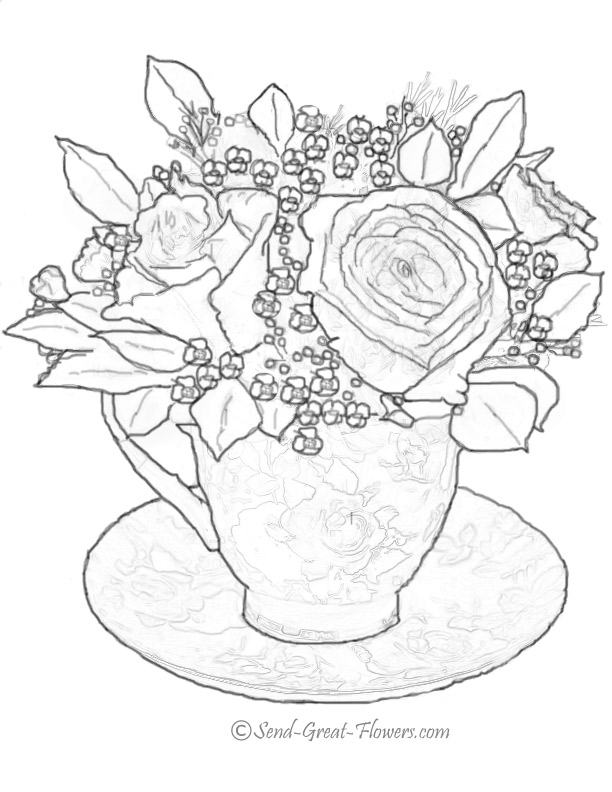 Disegno da colorare: Rose (Natura) #161940 - Pagine da Colorare Stampabili Gratuite