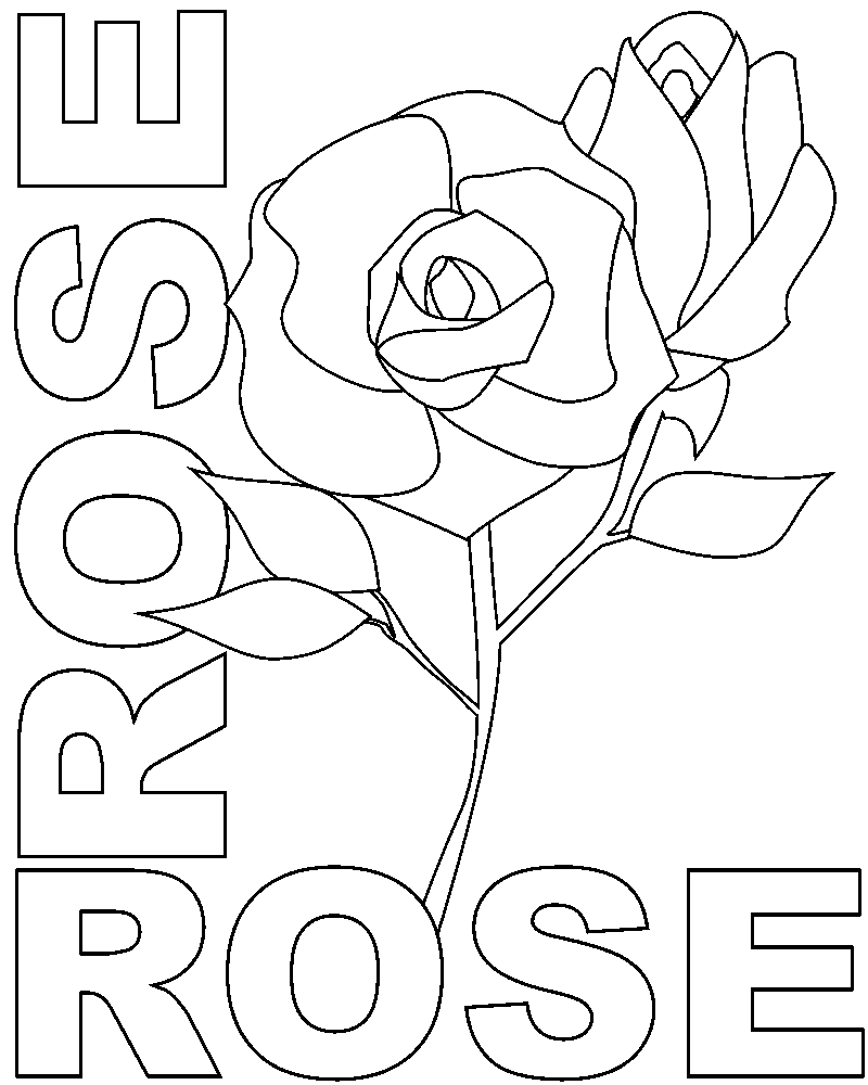 Disegno da colorare: Rose (Natura) #161942 - Pagine da Colorare Stampabili Gratuite