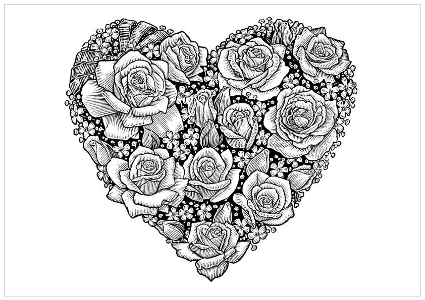 Disegno da colorare: Rose (Natura) #161978 - Pagine da Colorare Stampabili Gratuite