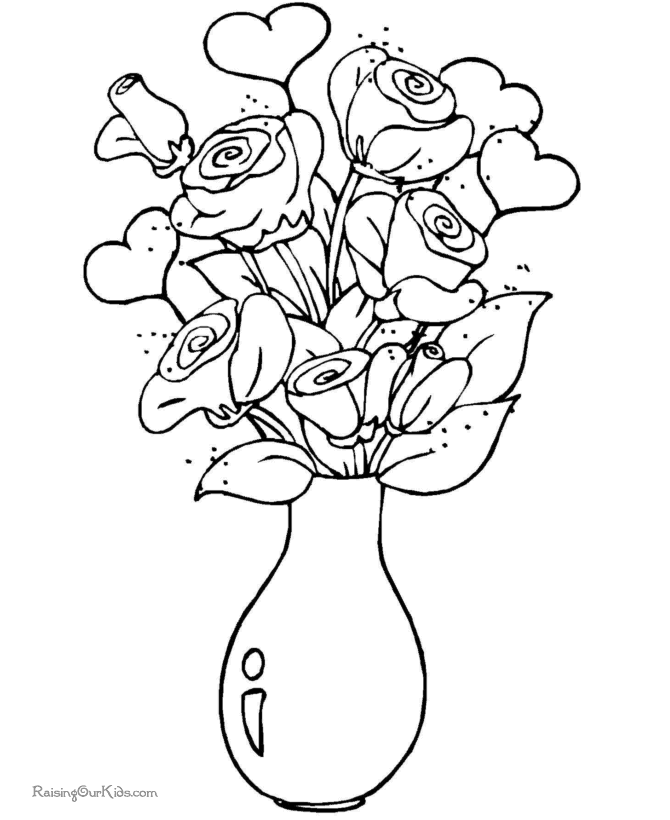 Disegno da colorare: Rose (Natura) #162021 - Pagine da Colorare Stampabili Gratuite