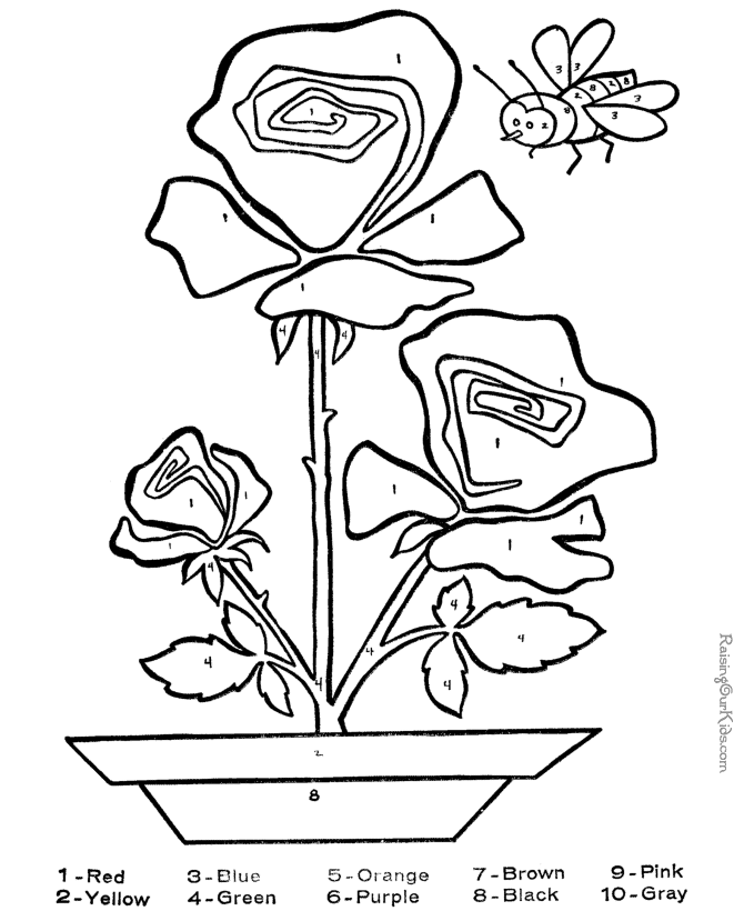 Disegno da colorare: Rose (Natura) #162043 - Pagine da Colorare Stampabili Gratuite