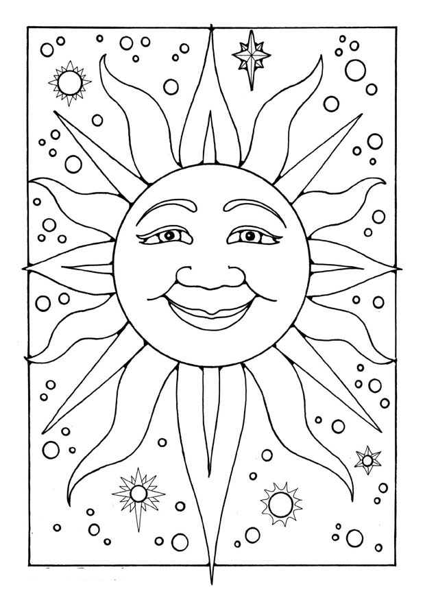 Disegno da colorare: Sole (Natura) #157931 - Pagine da Colorare Stampabili Gratuite