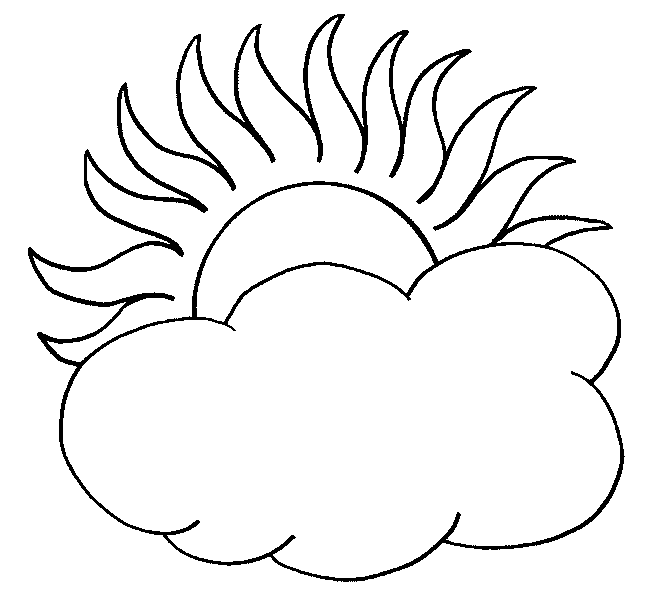 Disegno da colorare: Sole e Nuvola (Natura) #156169 - Pagine da Colorare Stampabili Gratuite