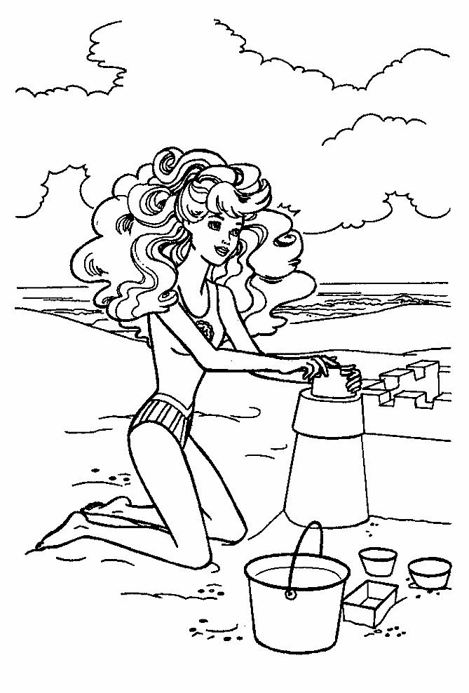 Disegno da colorare: Spiaggia (Natura) #159208 - Pagine da Colorare Stampabili Gratuite